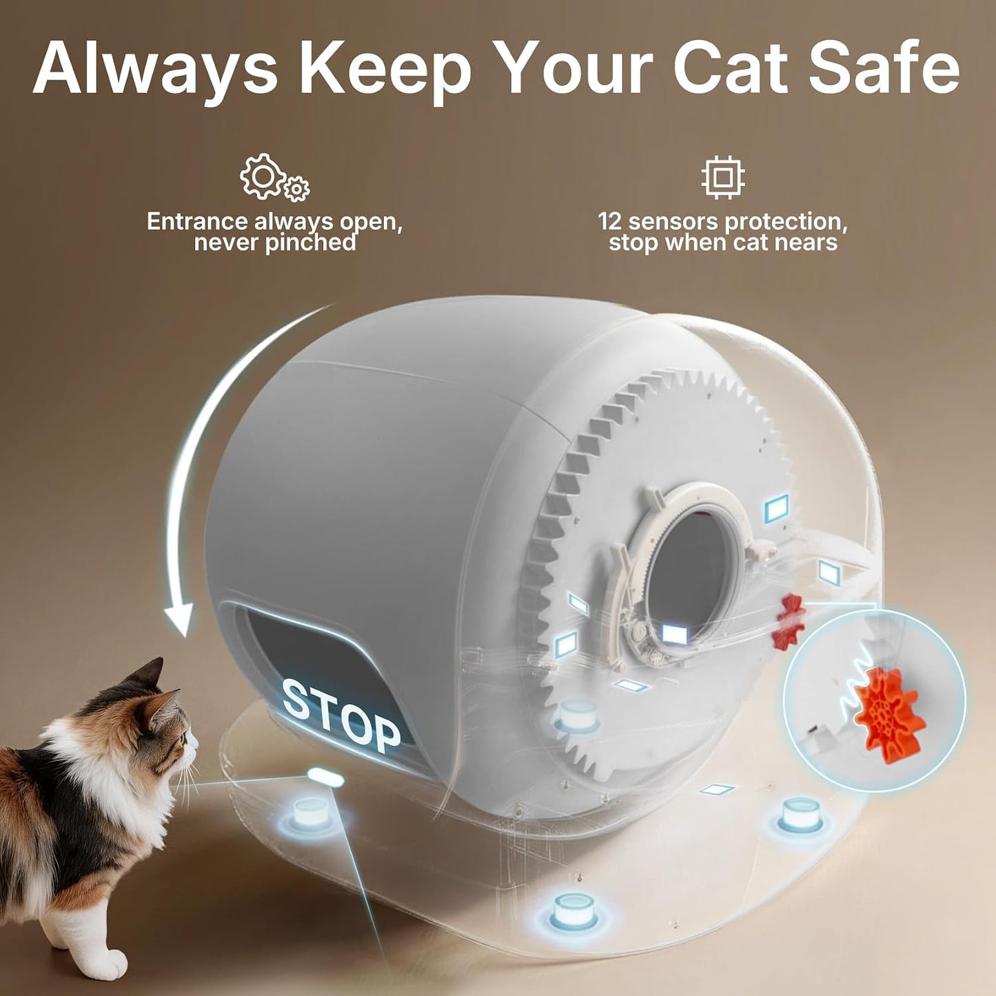 PETKIT Purobot max 3 Odor Free&Leak Control, Self-Cleaning Cat Litter Box - Petkit
