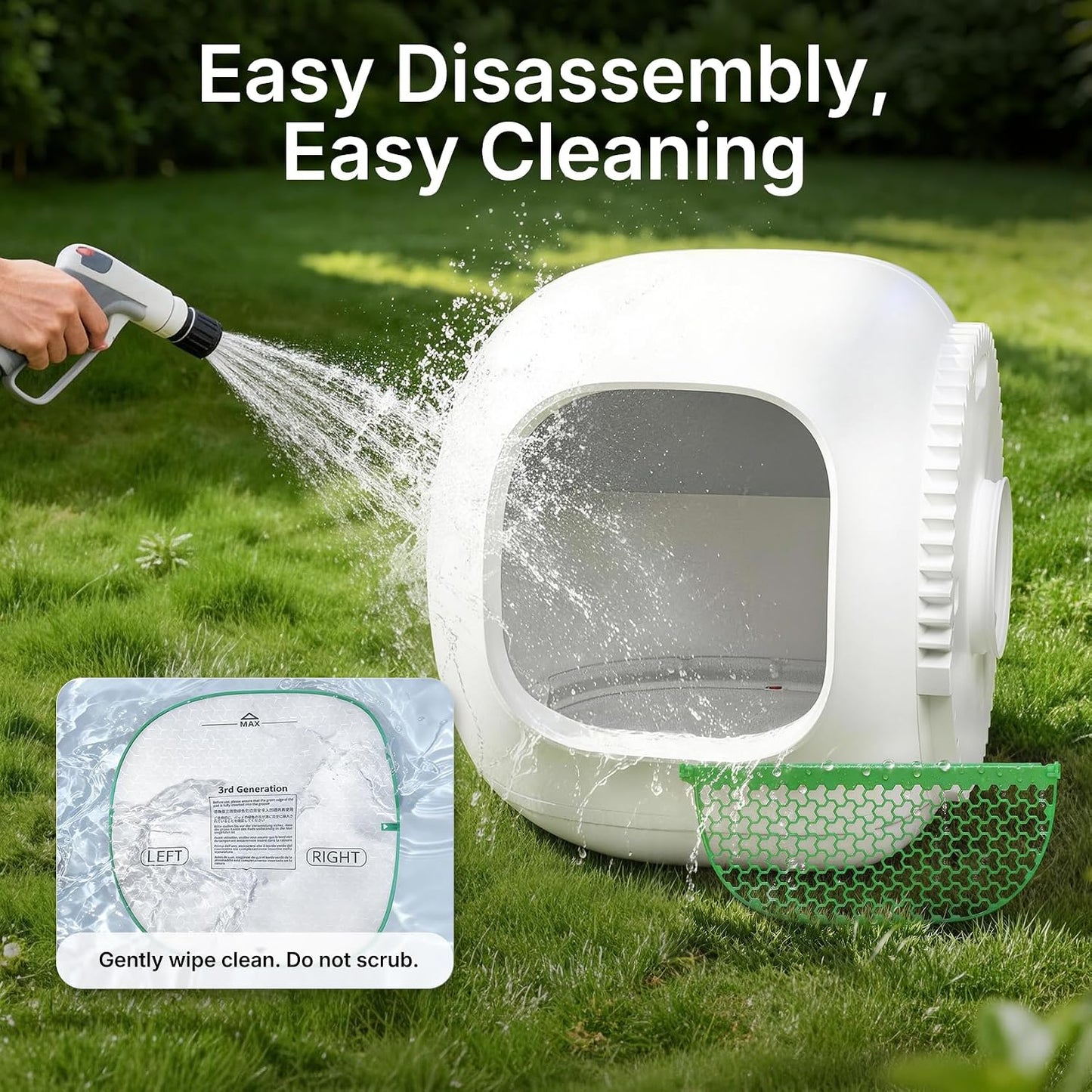 PETKIT Purobot max 3 Odor Free&Leak Control, Self-Cleaning Cat Litter Box - Petkit